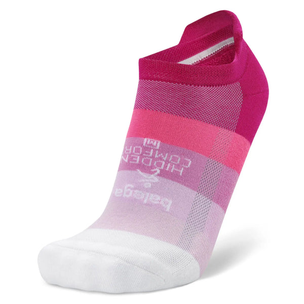 Balega Hidden Comfort No Show Tab Neon Pink Socks