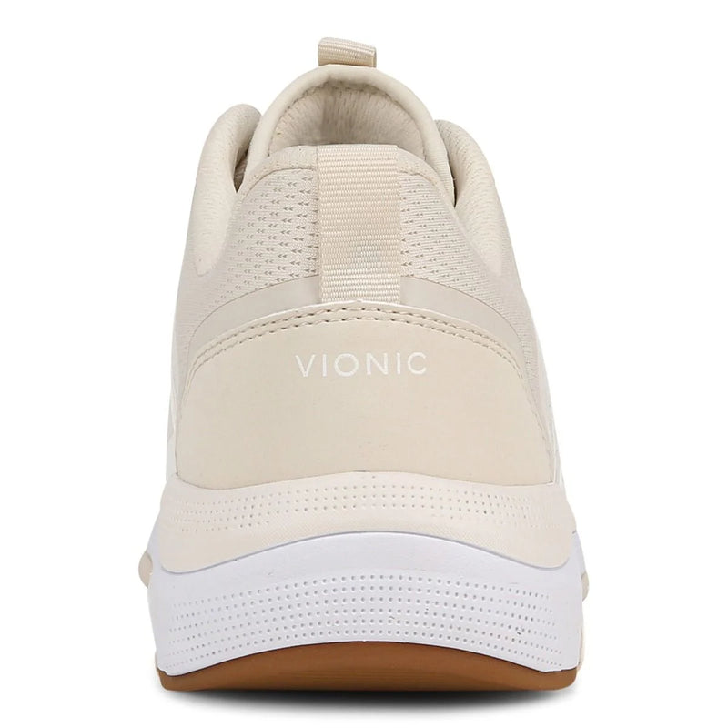 Vionic Walk Strider Walking Shoe White Cream Women's