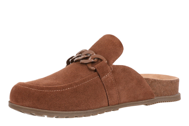 Vionic Georgie Mule Brown Suede Women's