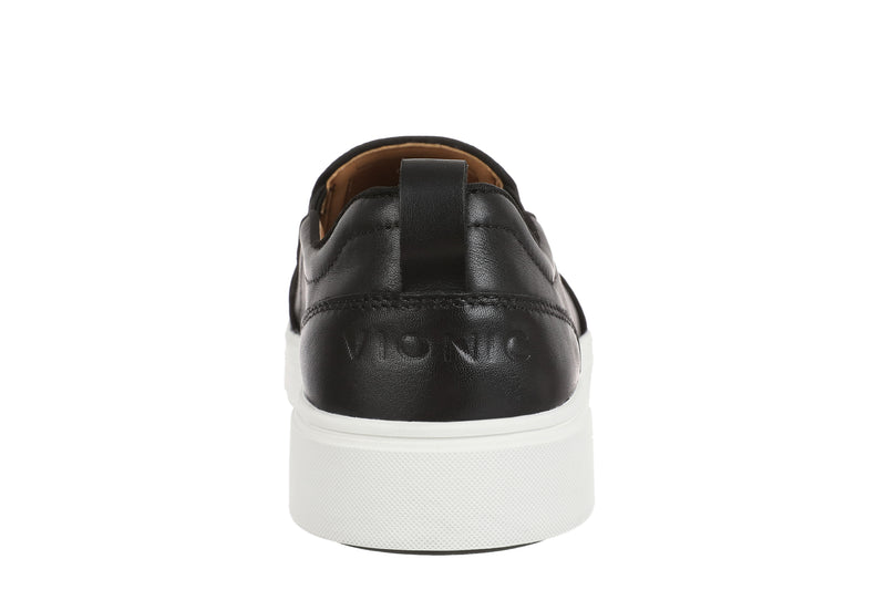 Vionic Kimmie Sneaker Black Leather Women's