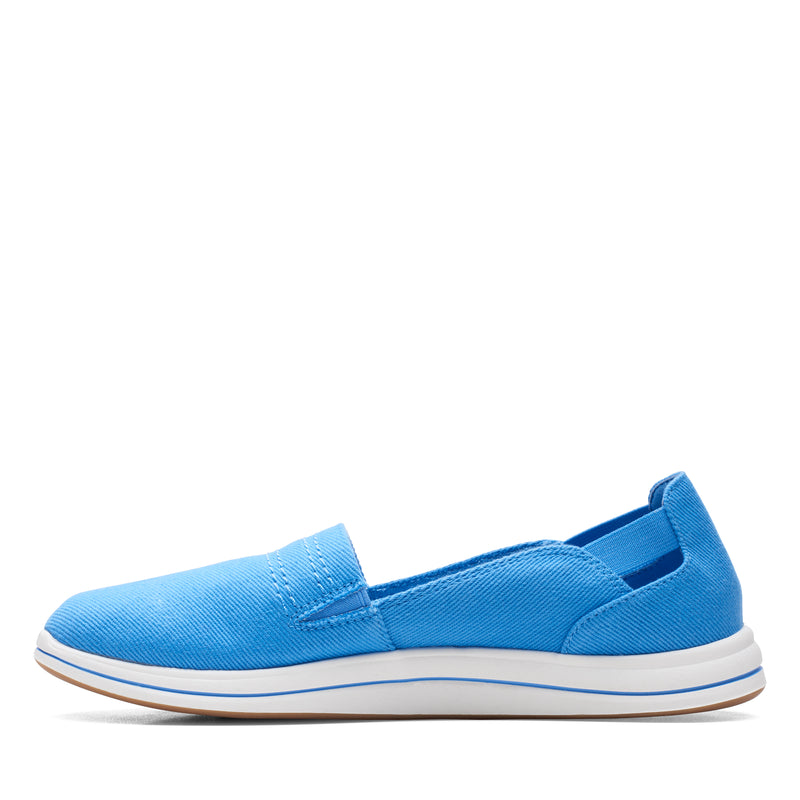 Clarks Breeze Step Slip On Blue Women's