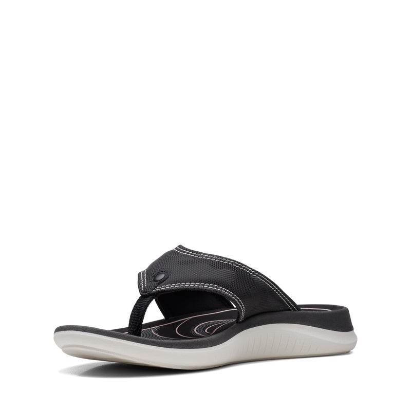 Clarks Glide Post Black Women's