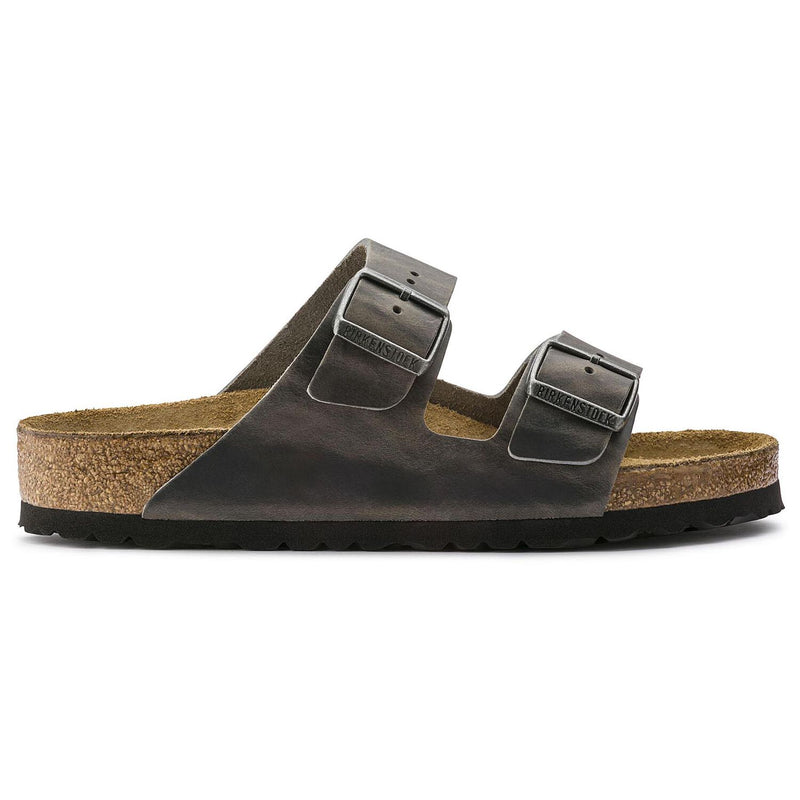 Birkenstock Arizona Iron Oiled Leather Soft Footbed