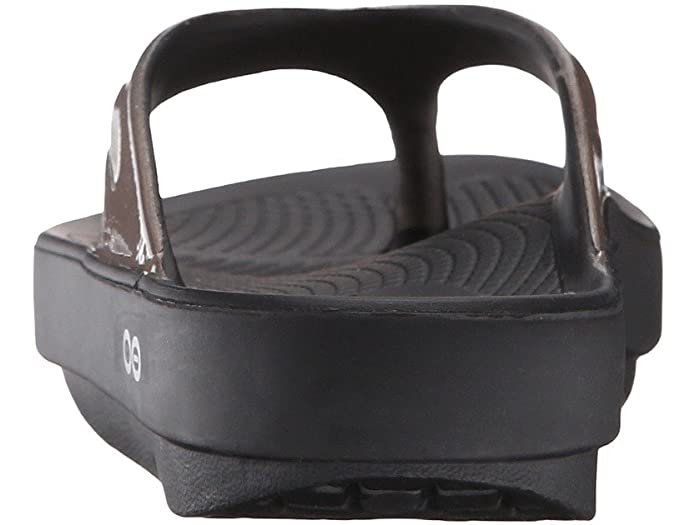 OOFOS Women's OOLALA Sandal Black Latte