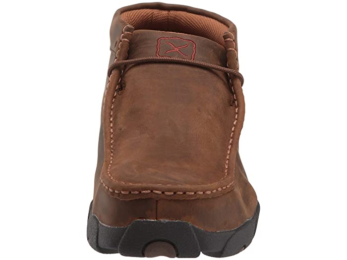 Twisted X Men's Steel Toe Chukka Driving Moc Saddle Brown