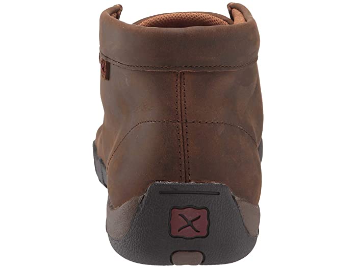 Twisted X Men's Steel Toe Chukka Driving Moc Saddle Brown