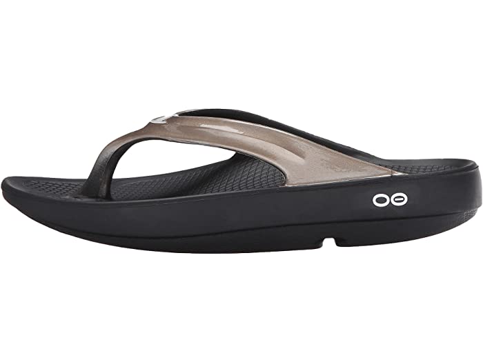 OOFOS Women's OOLALA Sandal Black Latte