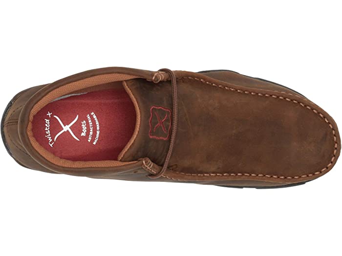 Twisted X Men's Steel Toe Chukka Driving Moc Saddle Brown