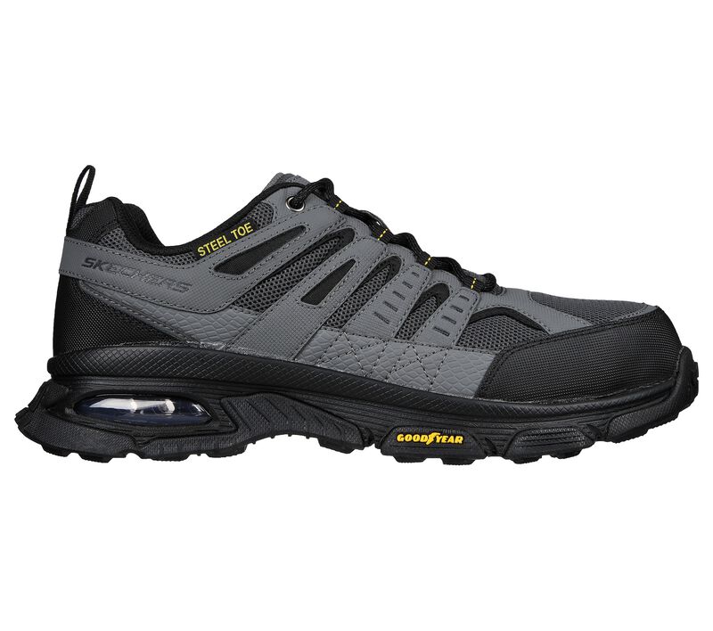 Skechers Work Skech-Air Envoy Steel Toe Arcket Grey Black Men's