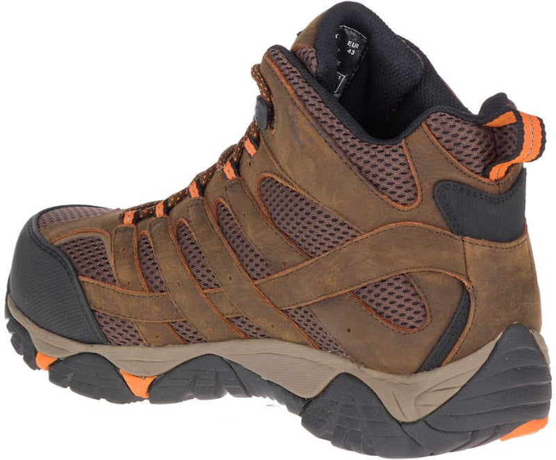 MERRELL WORK Merrell Men's Moab Vertex Mid Waterproof Comp Toe Work Boot Wide Width