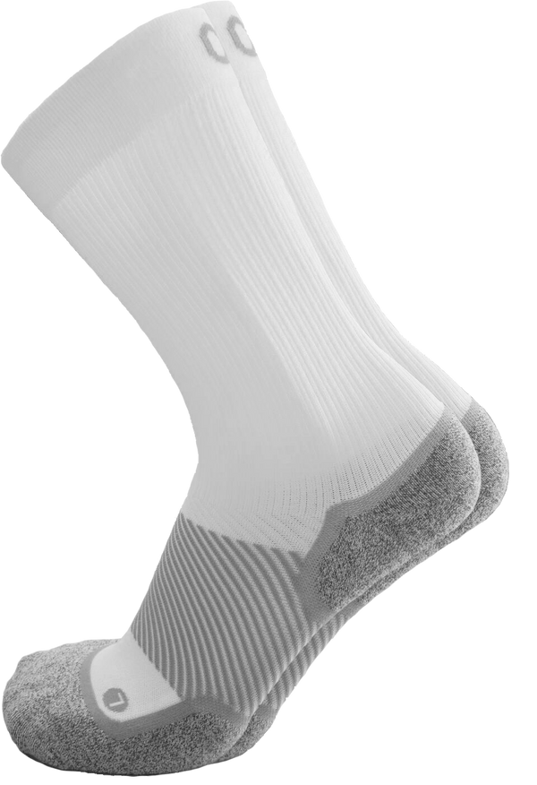 OS1ST Os1st WP4 WIDE White Crew Socks