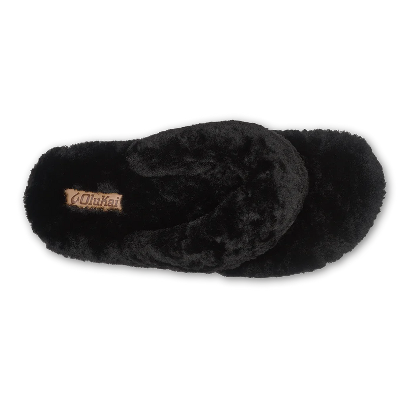 Olukai Kipe'a Heu Slipper Black Women's