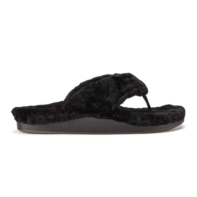 Olukai Kipe'a Heu Slipper Black Women's