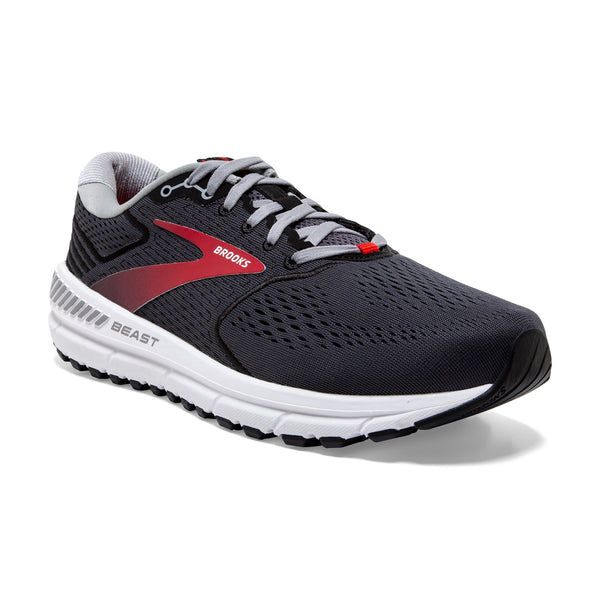 Brooks Beast 20 Blackened Pearl Black Red Men's