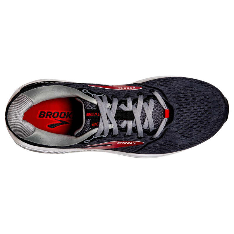 Brooks Beast 20 Blackened Pearl Black Red Men's