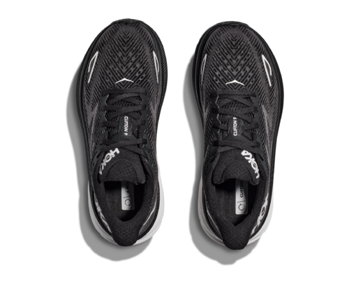 Hoka Clifton 9 Black White Men's