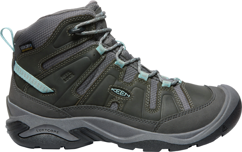 Keen Circadia Mid Waterproof Steel Grey Cloud Blue WIDE Women's