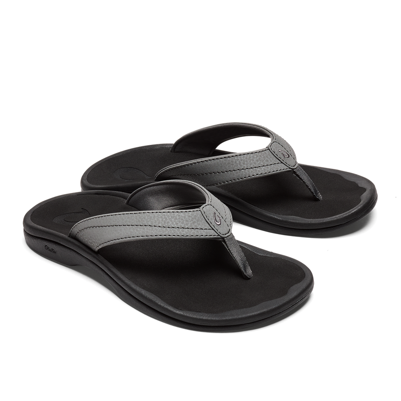 Olukai Ohana Charcoal Onyx Women's