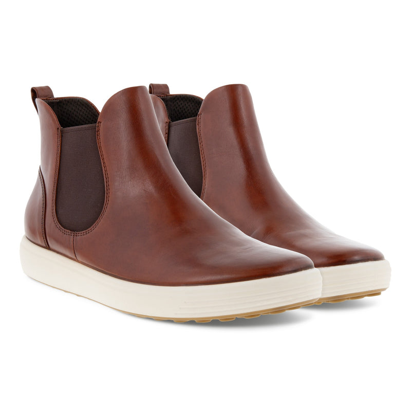 Ecco Soft 7 Chelsea Boot Cognac Women's