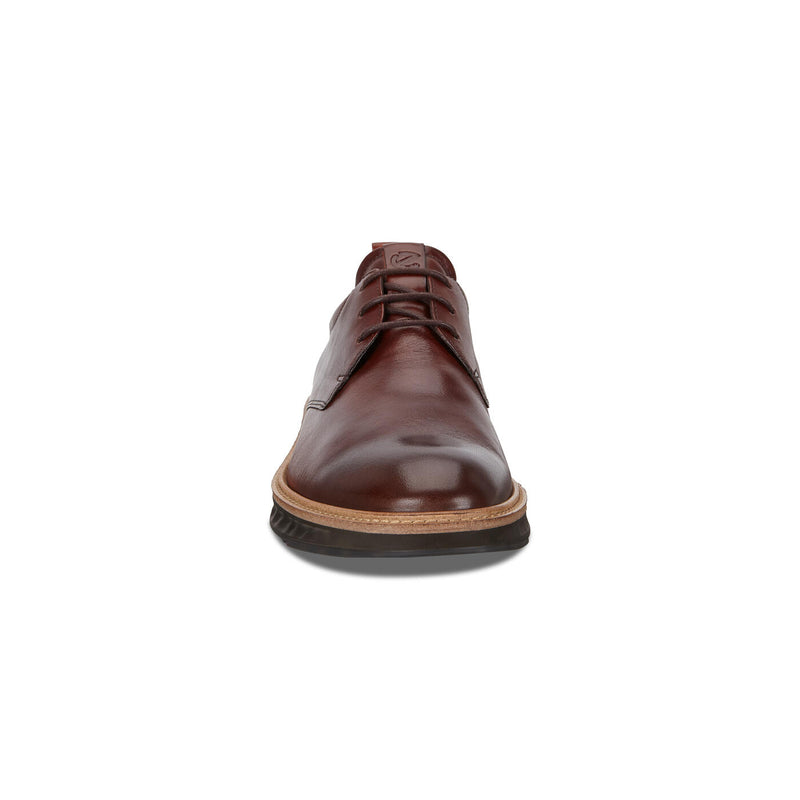 Ecco ST.1 Hybrid Plain Toe Cognac Men's