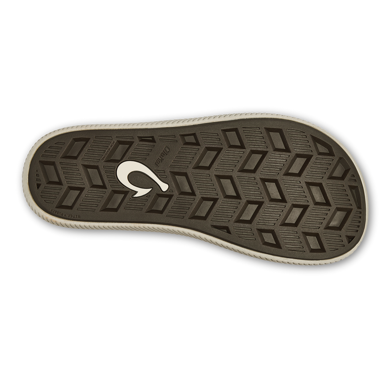 Olukai Ulele Sandal Dark Wood Men's