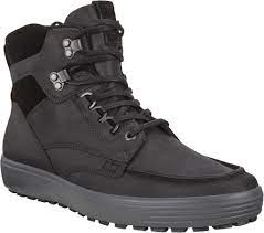 Ecco Soft 7 Tred Moc Boot Black Oiled Men's