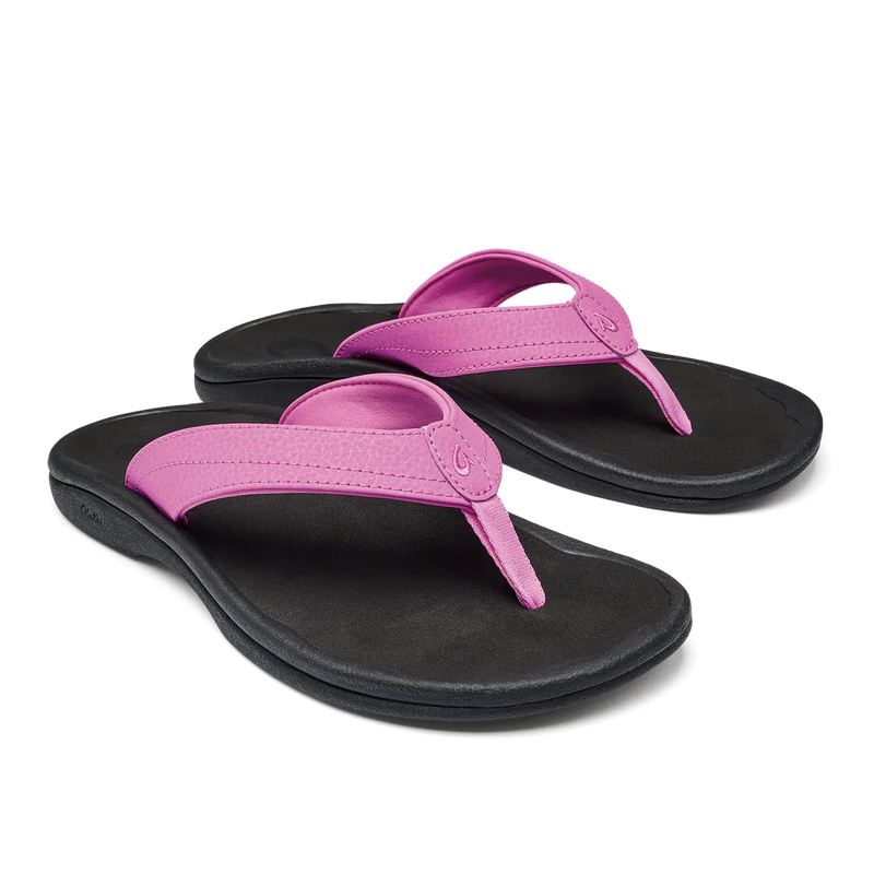 Olukai 'Ohana Dragon Fruit Black Women's