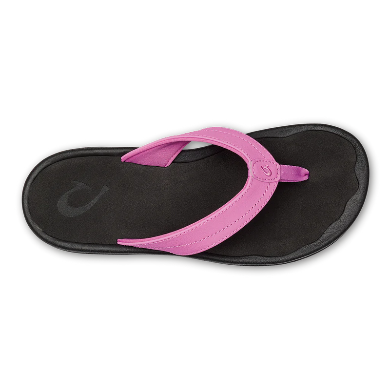 Olukai 'Ohana Dragon Fruit Black Women's