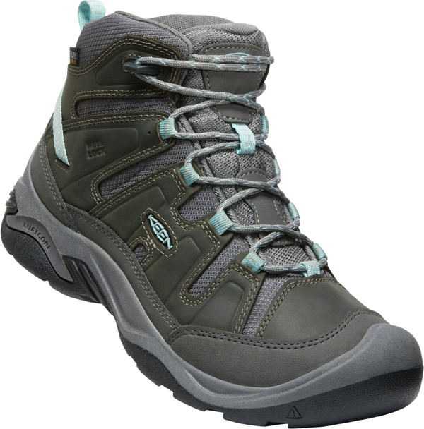 Keen Circadia Mid Waterproof Steel Grey Cloud Blue WIDE Women's