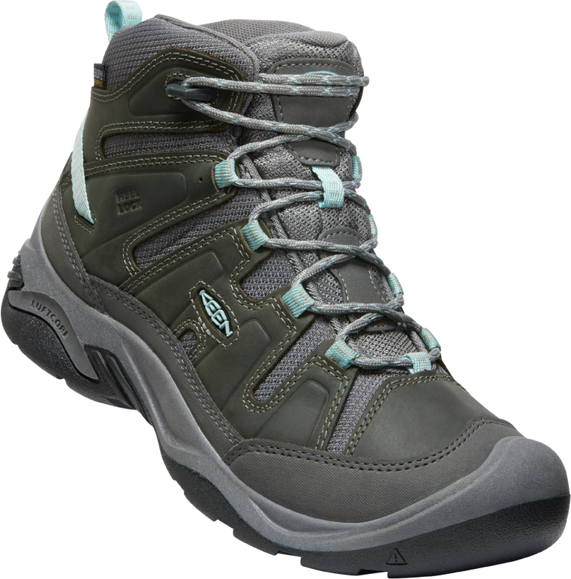 Keen Circadia Mid Waterproof Steel Grey Cloud Blue WIDE Women's