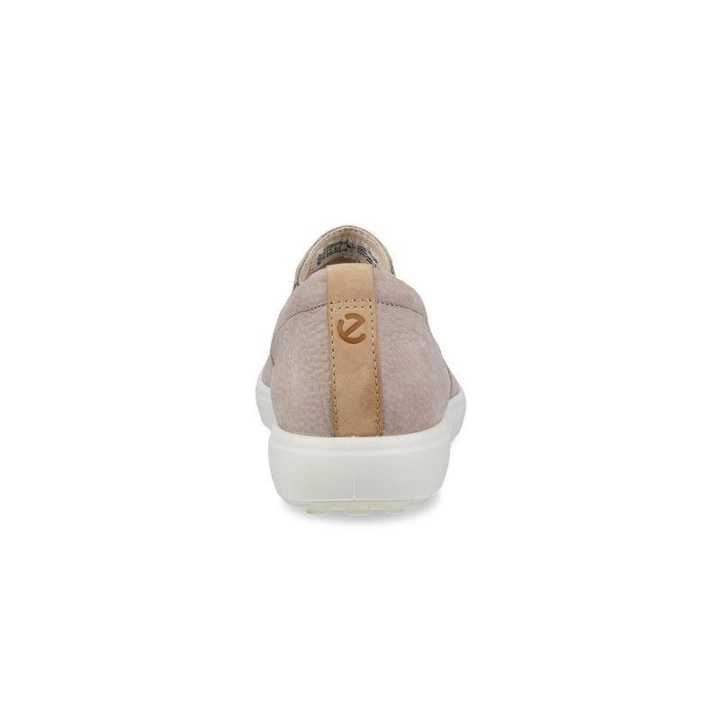 Ecco Soft 7 Casual Slip On Grey Rose Powder Women's