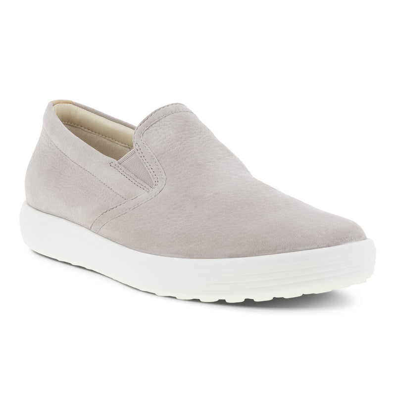 Ecco Soft 7 Casual Slip On Grey Rose Powder Women's