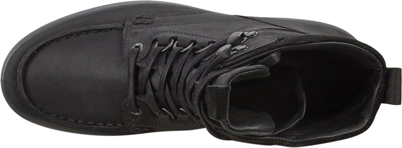 Ecco Soft 7 Tred Moc Boot Black Oiled Men's