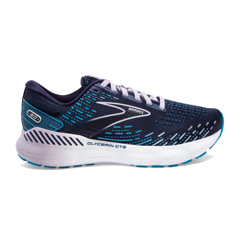 Brooks Glycerin GTS 20 Peacoat Ocean Pastel Lilac Women's