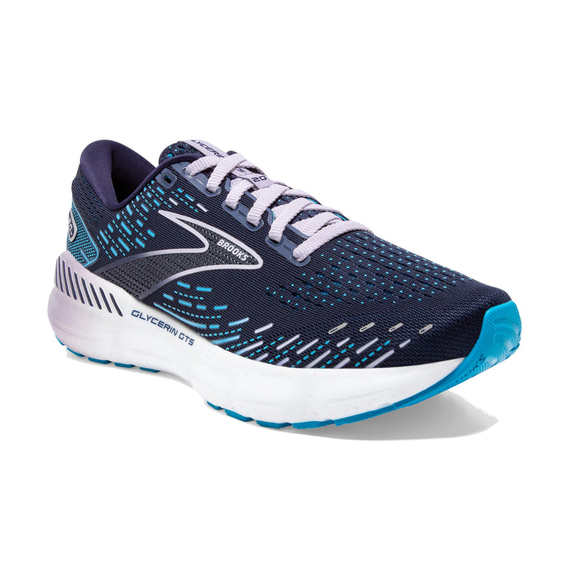 Brooks Glycerin GTS 20 Peacoat Ocean Pastel Lilac Women's