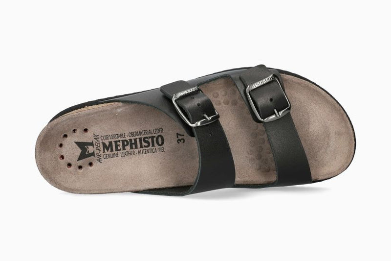 Mephisto Harmony Black Sandal Women's