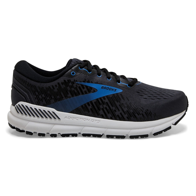 Brooks Addiction GTS 15 India Ink Black Blue Extra Wide Width Men's