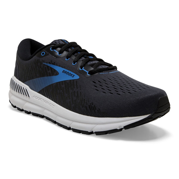 Brooks Addiction GTS 15 India Ink Black Blue Extra Wide Width Men's