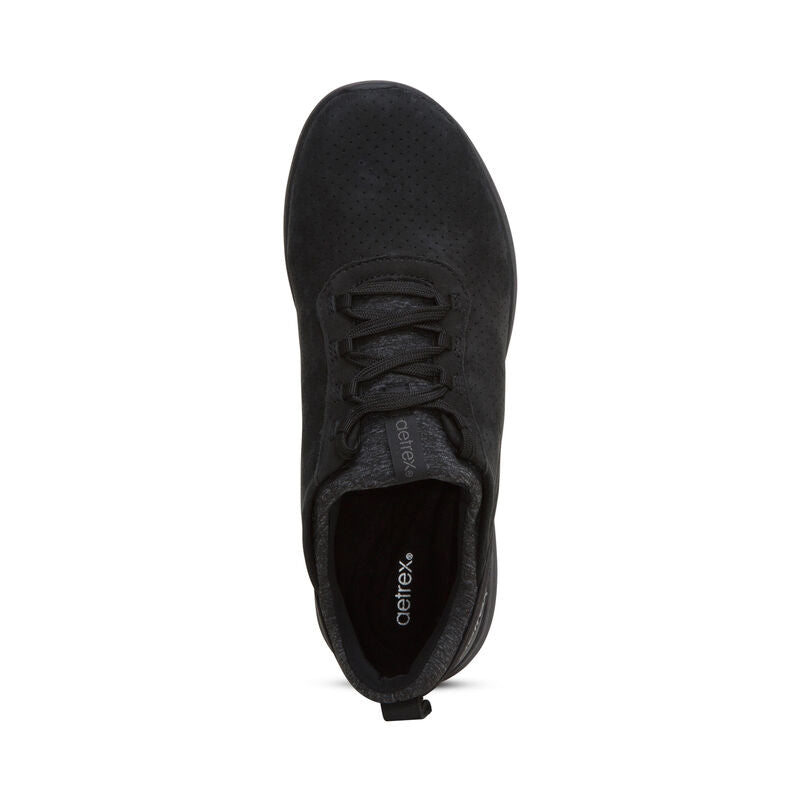 Aetrex Kora Sneaker Black Women's