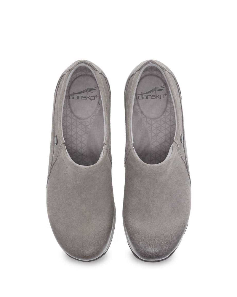 Dansko Patti Taupe Burnished Suede Women's