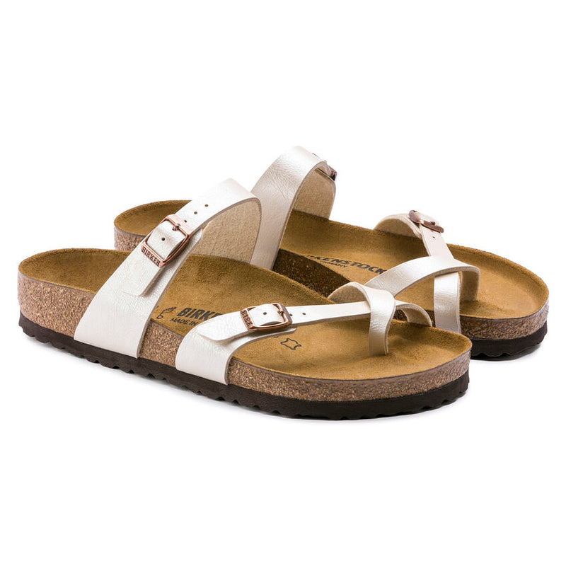 Birkenstock Mayari Birko-Flor Graceful Pearl White Women's