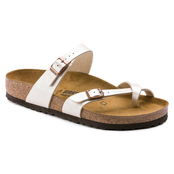 Birkenstock Mayari Birko-Flor Graceful Pearl White Women's