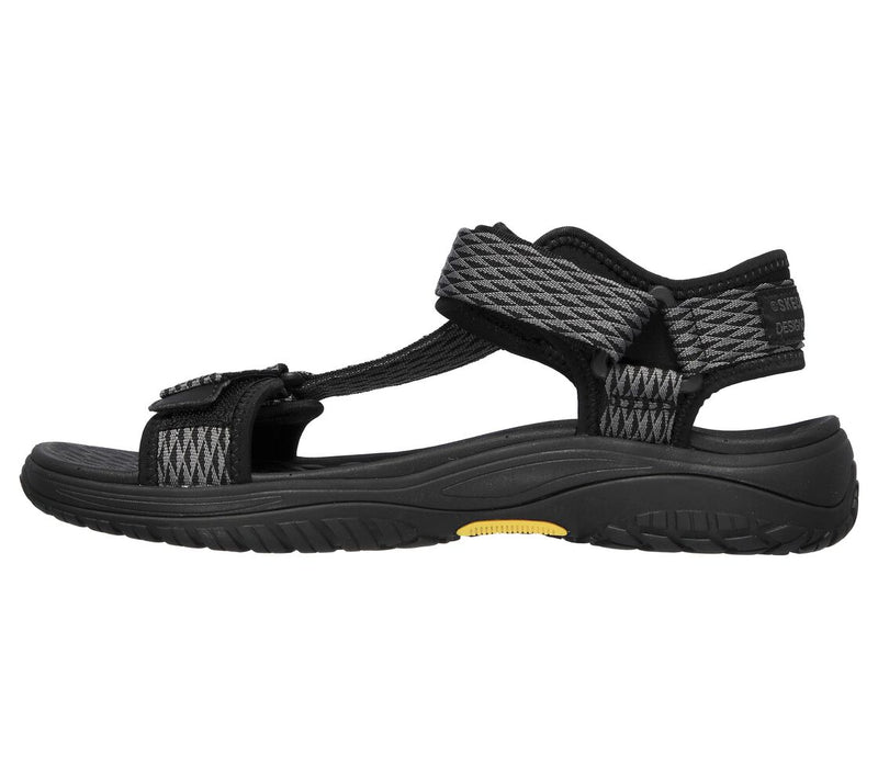 Skechers Lomell Rip Tide Sandal Black Gray Men's