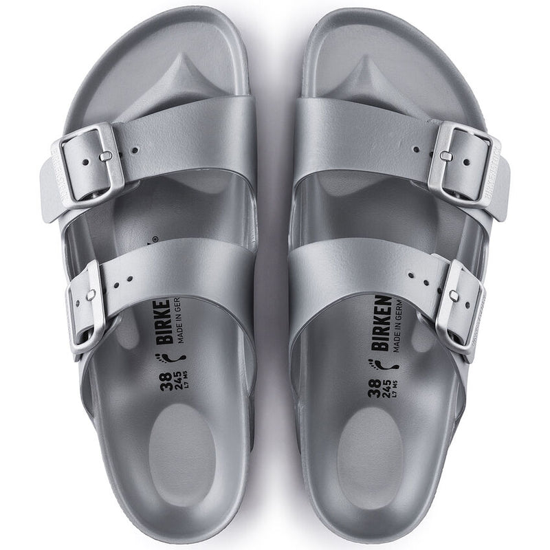 Birkenstock Arizona EVA Sandal Metallic Silver Women's