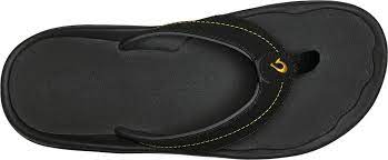 Olukai Ohana Koa Sandal Black Sunrise Men's