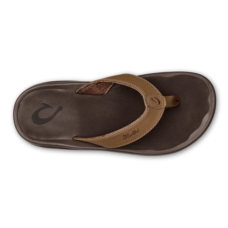 Olukai 'Ohana Tan Dark Java Men's