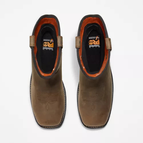 Timberland True Grit Pull On Comp Toe Waterproof Turkish Brown Men's