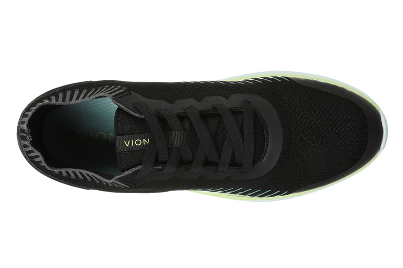 Vionic Embolden Black Pale Lime Women's