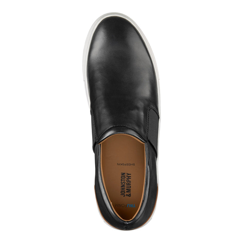 Johnston & Murphy Banks Slip On Black Men's