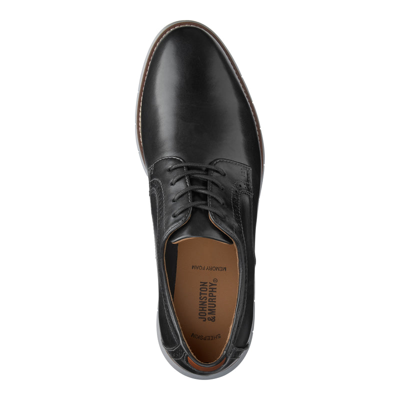 Johnston and Murphy Holden Plain Toe Black Men's